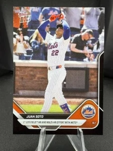 2025 Topps Now #126 Juan Soto New York Mets lámina negra paralela/10 - Imagen 1 de 4