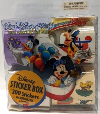 Disney Parks Stickers in Dispensable Box Mickey & Friends 200 stickers NEW - Image 1 of 2