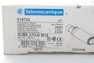 XUB5APAN M12 Sensor Photoelectric Dark-On Pnp Telemecanique SCHNEIDER ELECTRIC - Image 1 of 4