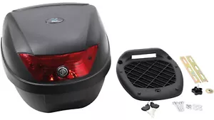 Roller Koffer Topcase 28 Liter universal mit Halteplatte schwarz für 1 Helm - Bild 1 von 4