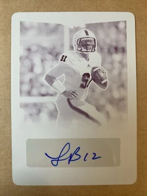 JACOBY BRISSETT 2016 Leaf Metal Draft Rookie Auto Printing Plate Magenta 1/1 *oz - Image 1 of 2