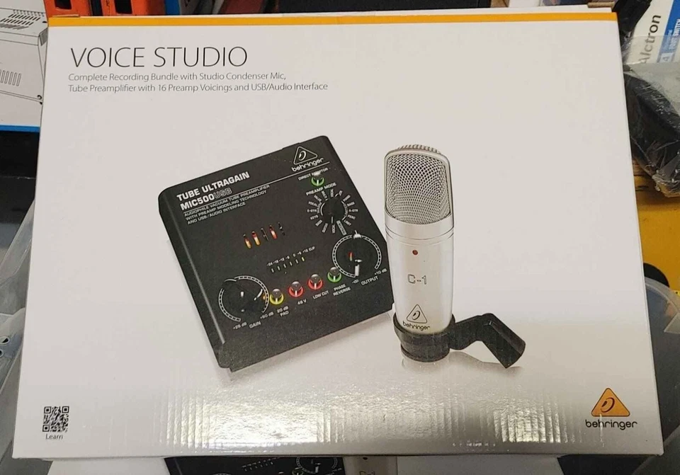 Behringer Voice Studio Recording Bundle + 16 Preamp Voicings - Image 1 of 2