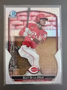 2023 BOWMAN CROMATO MOJO RIFRATTORE ELLY DE LA CRUZ#BCP-65 - Foto 1 di 2