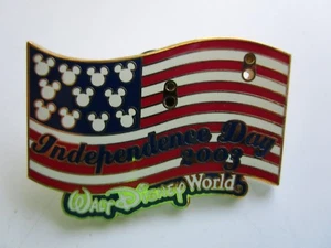 Pin 23548 WDW - Construye un Pin Base Bandera Americana DISNEY LE 1500 - Imagen 1 de 1
