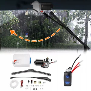 UTV 12V Electric Windshield Wiper Motor Kit for Polaris RZR PRO XP Kawasaki Mule - Picture 1 of 11