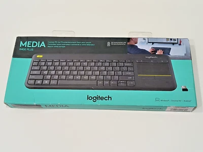 Logitech K400 Plus keyboard RF Wireless - Black - Image 1 of 2