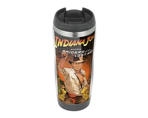 Indiana Jones Raiders Of The Lost Ark - Travel Mug, Thermal Insulated Coffee Cup - Picture 1 of 5