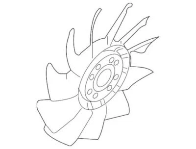 Genuine Ford Expedition, F-150-2004-2008-Engine Cooling Fan Clutch 7L1Z-8A616-A - Image 1 of 2