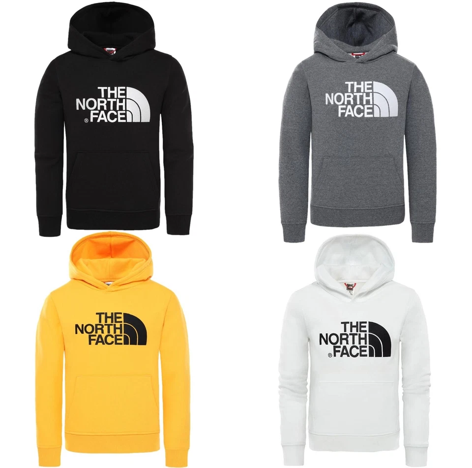 The North Face Youth Unisex Jungen Mädchen Drewpeak Hoodie Stickerei Pullover Hoody