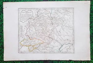 XVIII ème - La Russie Européenne - Carte par Vaugondy & Delamarche 46x31 de 1795 - Picture 1 of 1