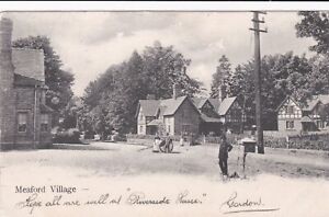 Staffordshire Postcard - Meaford Village (Stone Rural - Posted Burslem 1906).