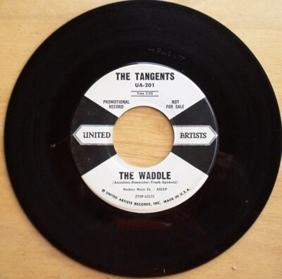 Scarce The Tangents The Wiggle & The Waddle - White Label Promo Strong VG+  - Image 1 of 2