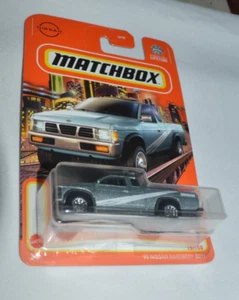 MATCHBOX 2024 CITY ADVENTURE 15/100 - ' 95 NISSAN HARDBODY (D21) METALLIC SILVER - Picture 1 of 5