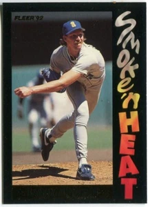 Inserto Fleer Smoke 'n Heat 1992 #11 Randy Johnson Seattle Mariners - Foto 1 di 2