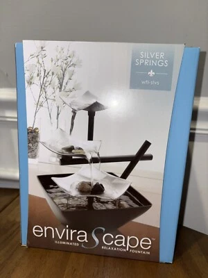 HoMedics Silver Springs Envira Scape Illuminated Zen Relaxation Fountain Sealed - Image 1 of 2