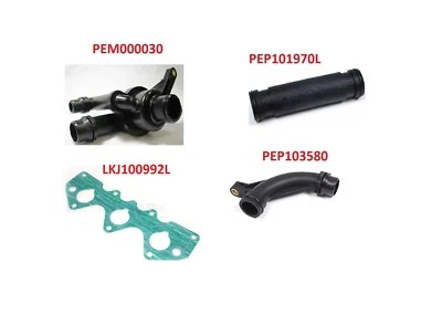 Land Rover Freelander 2002-2005 kit termostato refrigerante tubo y codo NUEVO Foto 1 de 2