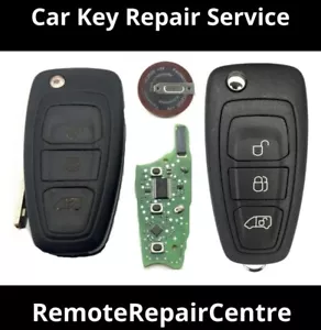 Ford Transit Custom MK8 2013-2020 Llavero Reparación Estuche Fijo Batería Repuesto - Imagen 1 de 1