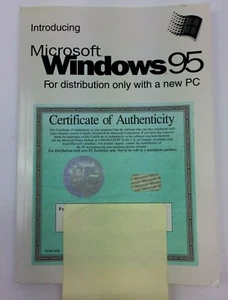 Microsoft Windows 95 Instruction Manual - Picture 1 of 3