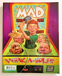 MAD Magazine #3 October 2018 Whack - A - Holes Trump - Picture 1 of 6