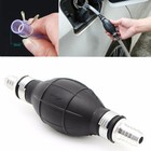 Car Fuel Transfer Vacuum Fuel Line Hand Primer Pump One Way Bulb Hose Type Tool