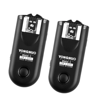 YONGNUO RF603C II/C3 2.4GHz Wireless Flash Trigger Remote System for Canon Camer - Image 1 of 4
