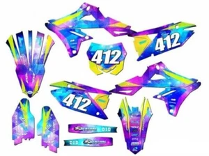 2018-2023 RMZ 450 SPACE KADET Galaxy Senge Graphics Kit Compatible with Suzuki - Picture 1 of 10