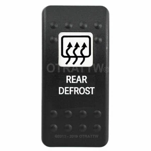OTRATTW Carling Technologies Contura II Rocker Switch, REAR DEFROST, WHITE LENS - Picture 1 of 6