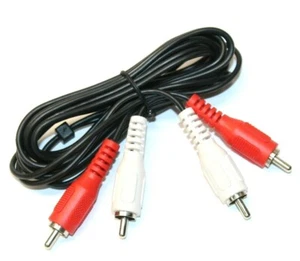 Audio RCA rot weißes Kabel für Stereo-Receiver - Bild 1 von 1