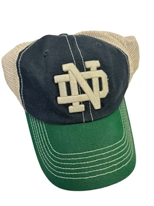 Notre Dame Fighting Irish Football Top of the World Mesh Trucker Snapback Hat - Picture 1 of 5