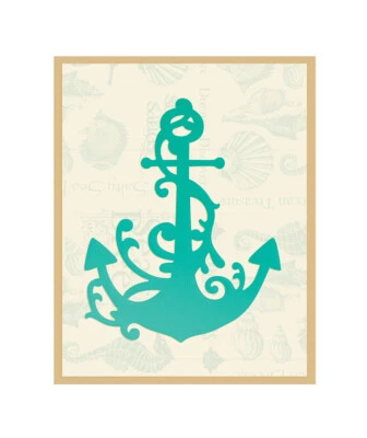 Couture Creations Intricutz Sea Breeze Collection Anchored Flourish Die 6x7.5cm - image 1 of 4