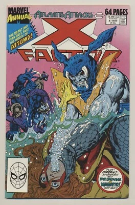 X-Factor Annual # 04 Atlantis Attacks 1989 Marvel Comics 64 Pages VF 8.0 - Image 1 of 3