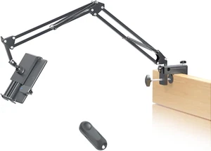 Tablet Holder for Kindle Reading in Bed with Remote Page Turner Easy Adjust Hand - Picture 1 of 12