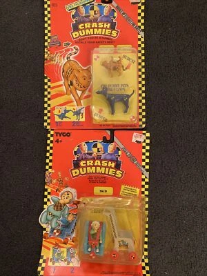 Figuras de Hubcat y parachoques TYCO The Crash Test Dummies 1991 Foto 1 de 4