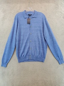 Peter Millar Crown Crafted Leinen Wolle Pullover Blau Herren M Neu mit Etikett - Bild 1 von 21