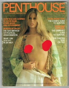 PENTHOUSE MAGAZINE 1976 VOLUME 10 NUMBER 6 W/CENTREFOLD VERYGOOD/CONDITION - Foto 1 di 4