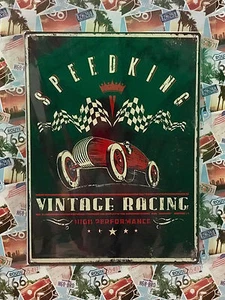 Vintage Racing - Tin Metal Wall Sign - Bild 1 von 1