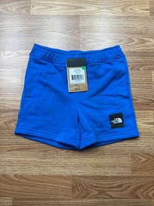 The North Face Never Stop Short Standard Fit Fleece Blue Shorts Size Small - Picture 1 of 8