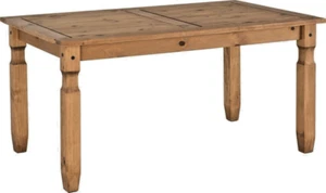 Corona 5ft Dining Table Distressed Waxed Pine - Picture 1 of 5