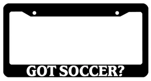 Black License Plate Frame Got Soccer? Auto Accessory 813 - Picture 1 of 1