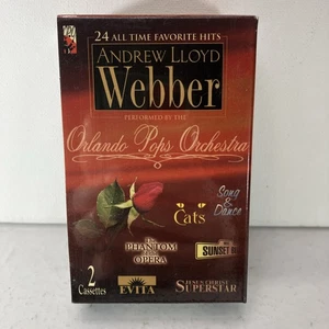 Andrew Lloyd Webber 24 All Time Favorite Hits Two Cassette Tapes 1997 New Sealed - Bild 1 von 8