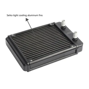 SRL120F10 Water Cooling Computer Radiators 18 Pipe Aluminum Heat Exchanger - Afbeelding 1 van 8