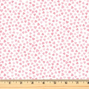 Sweet Love Pink Little Hearts Valentine's Day Fabric 10517-23 By half yard - Picture 1 of 1