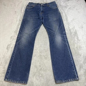 Jeans Levis 517 uomo adatto 29x30 blu taglio stivale denim western vintage Y2k baffi - Foto 1 di 18