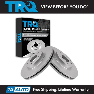Conjunto de rotores de freio dianteiro TRQ para 2014-2018 Mazda 6 2013-2015 CX-5 - Imagem 1 de 4