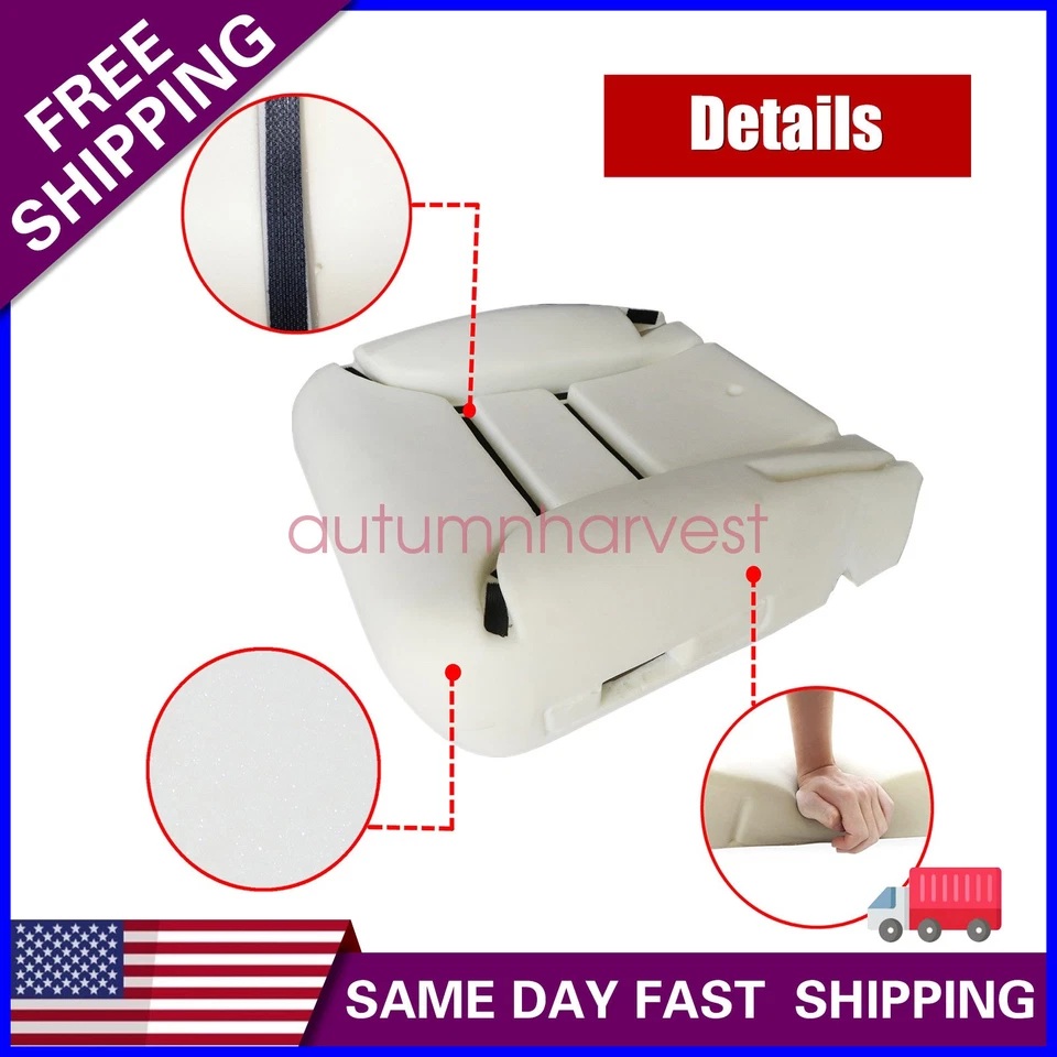 Cojín de espuma para asiento inferior del conductor para Chevy GMC Tahoe Silverado C/K1500 1995-2000 Foto 1 de 4