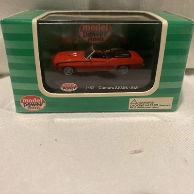 Model Power 19253, 1969 Chevy Camaro SS396,  Red 1/87 HO Scale - Image 1 of 3