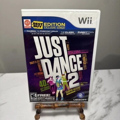 Just Dance 2 (Nintendo Wii, 2010) Brand New Factory Sealed Exclusive Songs - Image 1 of 3
