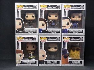 Funko Pop Set Of 6 The Adams Family Morticia Wednesday Gomez Pugsley Fester ITT - Picture 1 of 6
