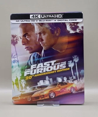 The Fast & Furious 4K UHD 20th Anniversary Steelbook US Import *Read Description - Image 1 of 4