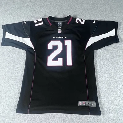 Camiseta deportiva grande juvenil NFL Patrick Peterson #21 Arizona Cardinals negra sobre el campo Foto 1 de 4